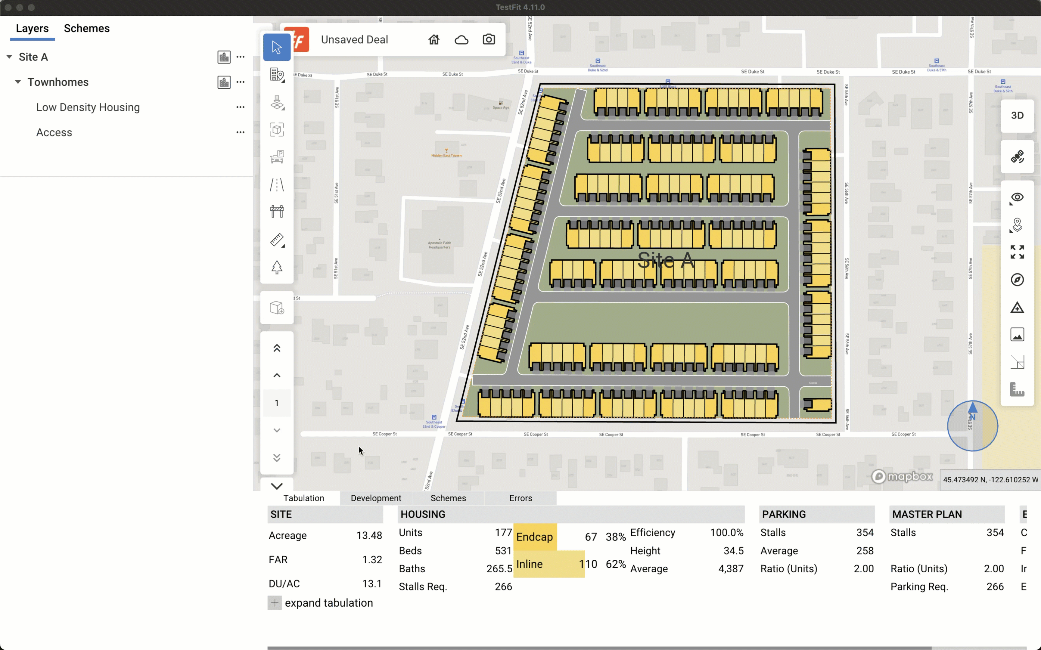 click low density housing layer