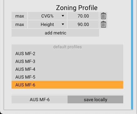 zoning profile