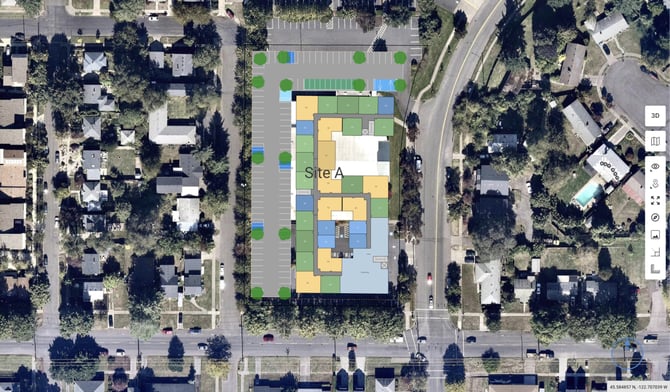 Satellite view