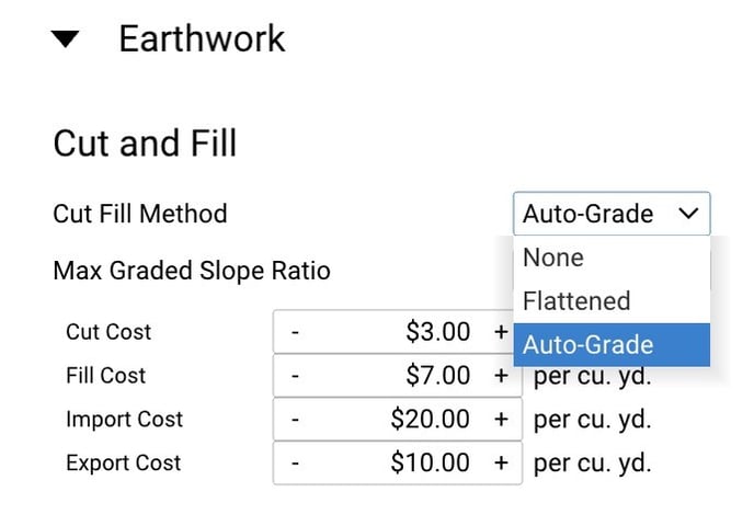 cut and fill methods