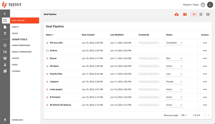 List view