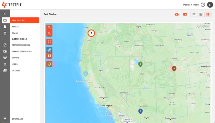 Map view