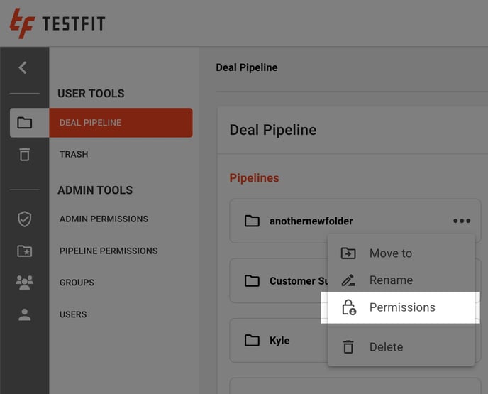 Pipeline permissions