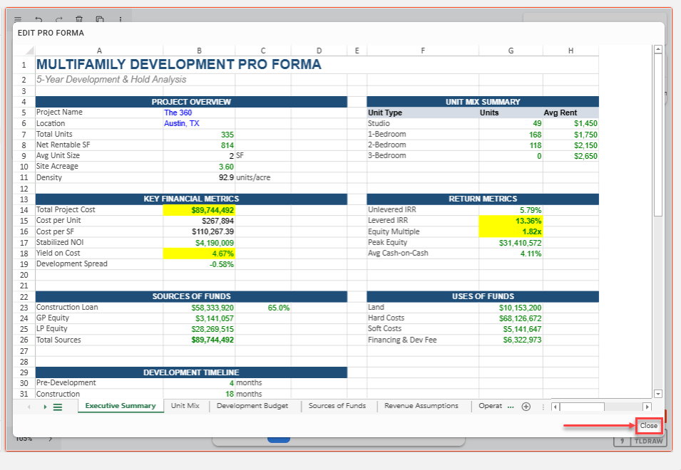 How do I Place a Pro Forma View on a Report Sheet?